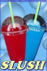 Slushy - we serve a selection of slushes, at the moment blue Raspberry and Old Skool Cherry